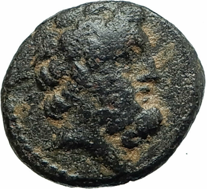 ARADOS in PHOENICIA Authentic Ancient 206BC Greek Coin w ZEUS & GALLEY i75653