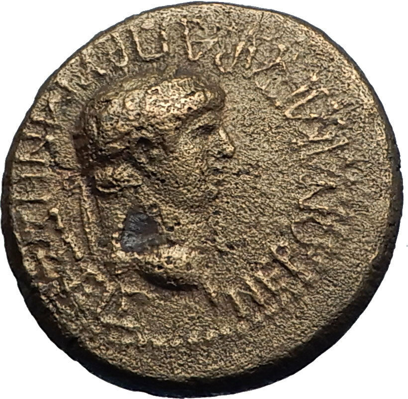 NERO 63AD Very Rare Authentic Ancient Prymnessus in Phrygia Roman Coin i71199