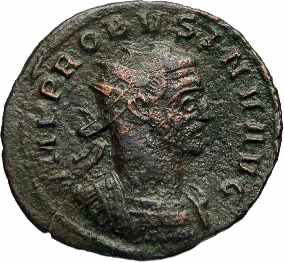 Probus INV - Invictus Unconquered Sun God 278A.D. Ancient Roman Coin i46774