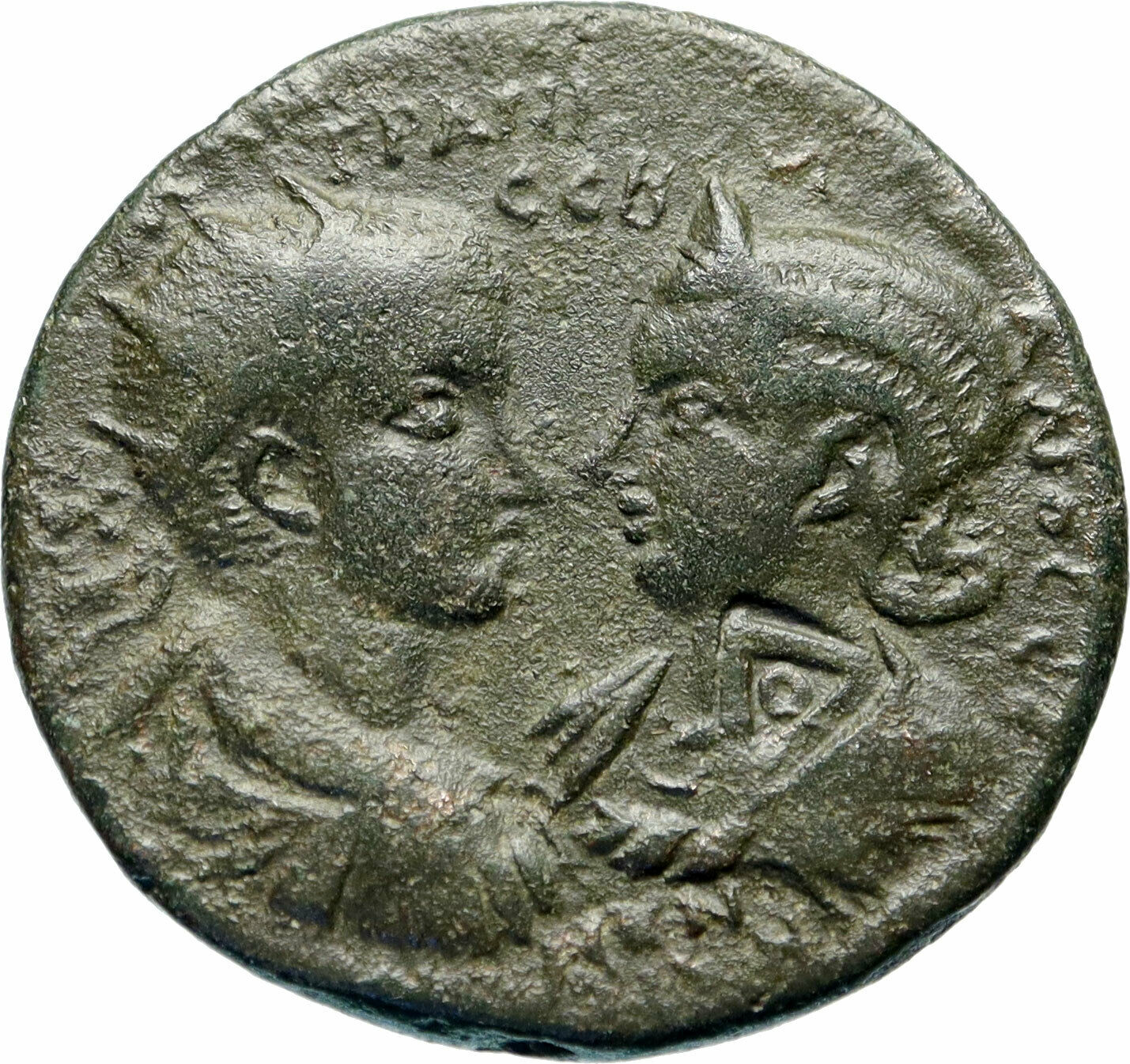 GORDIAN III & TRANQUILLINA ' Medallion ' SELEUKEIA in CILICIA Roman Coin i83017