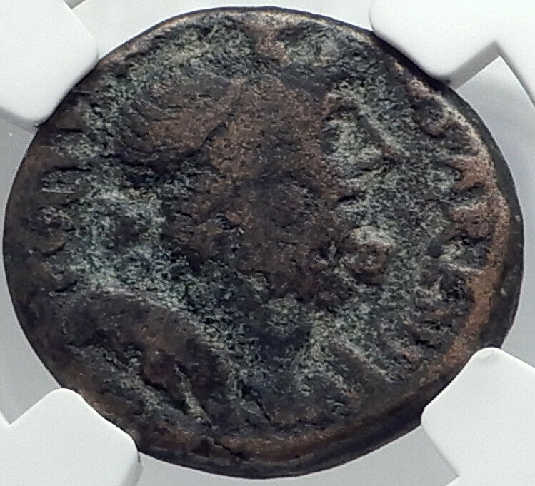 HADRIAN Authentic Ancient 117AD Caesarea Maritima Samaria Roman Coin NGC i82216