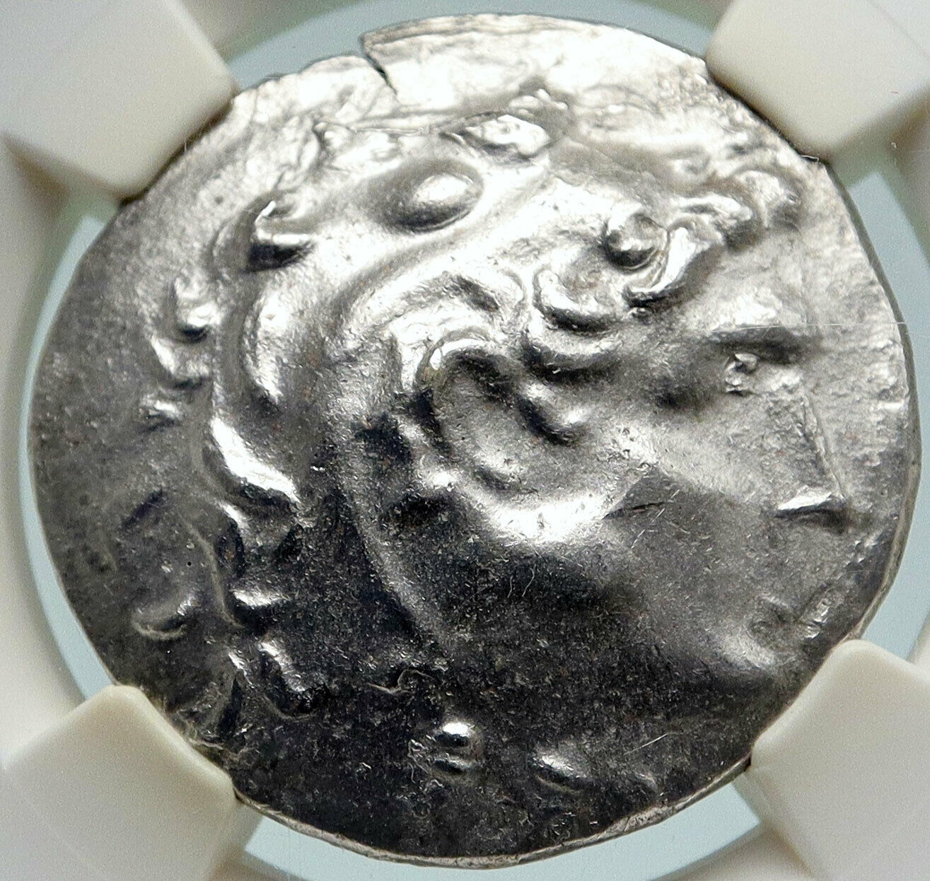 KABYLE KAVAROS THRACE King Silver Tetradrachm Greek Coin HERCULES NGC i86652