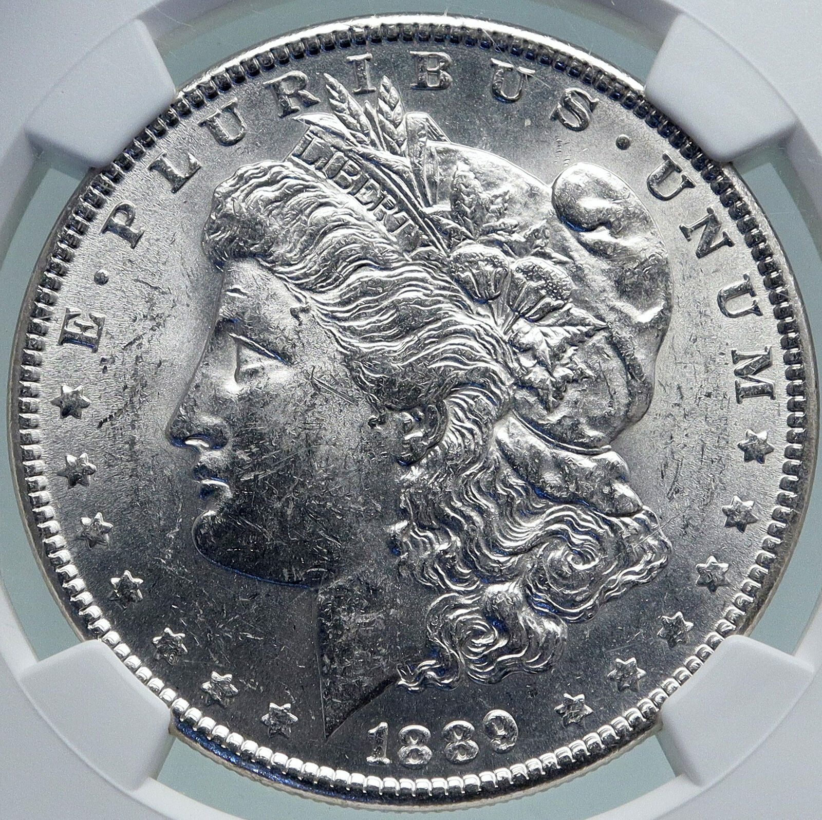 1889 UNITED STATES of America SILVER Morgan US Dollar Coin EAGLE NGC i87360