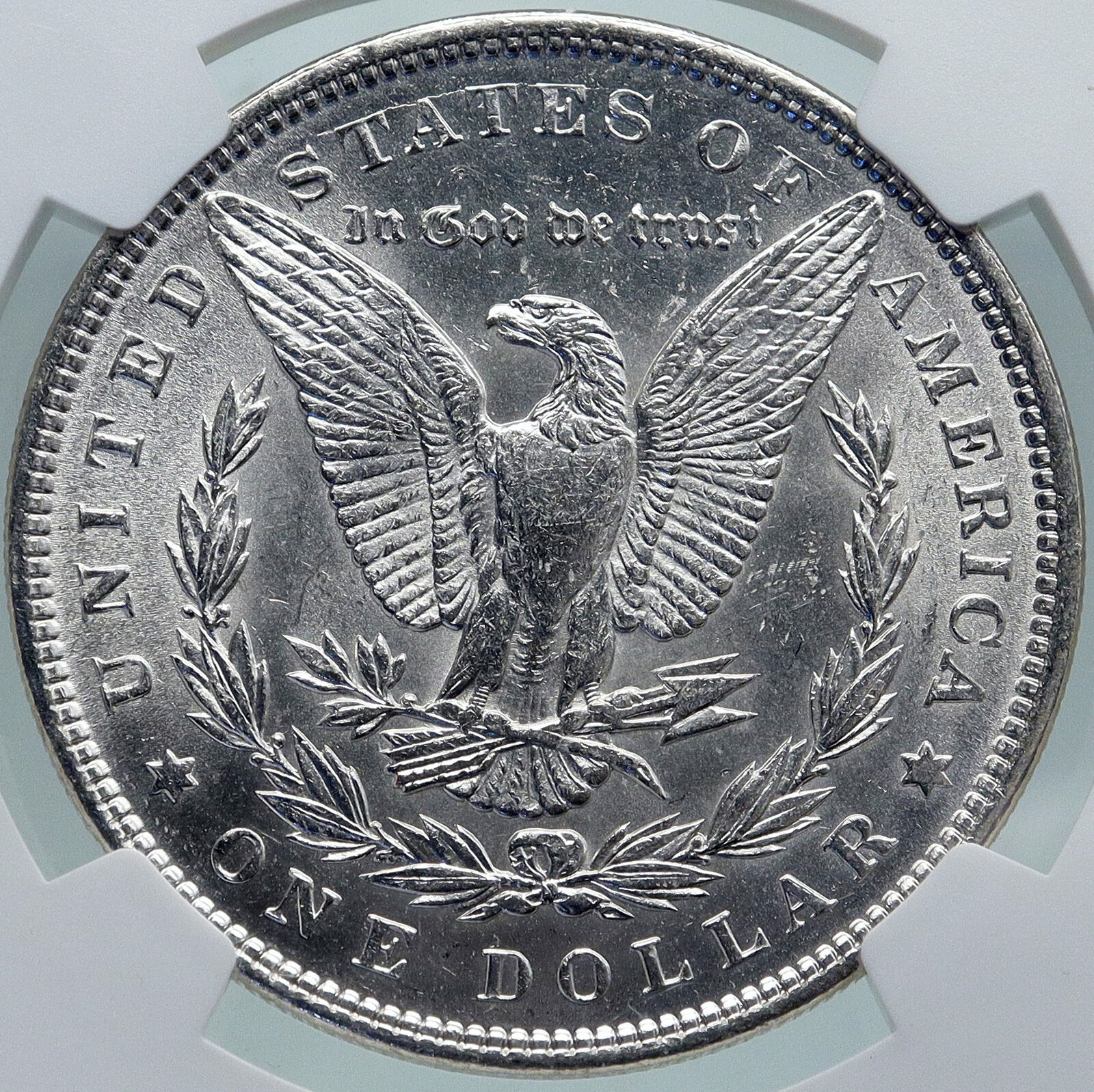 1889 UNITED STATES of America SILVER Morgan US Dollar Coin EAGLE NGC i87360