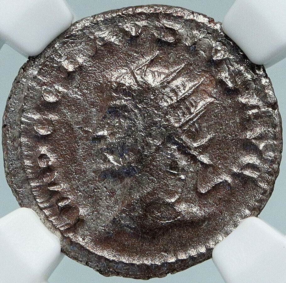 CLAUDIUS II Gothicus Authentic Ancient 268AD Roman Coin NEPTUNE NGC i88361