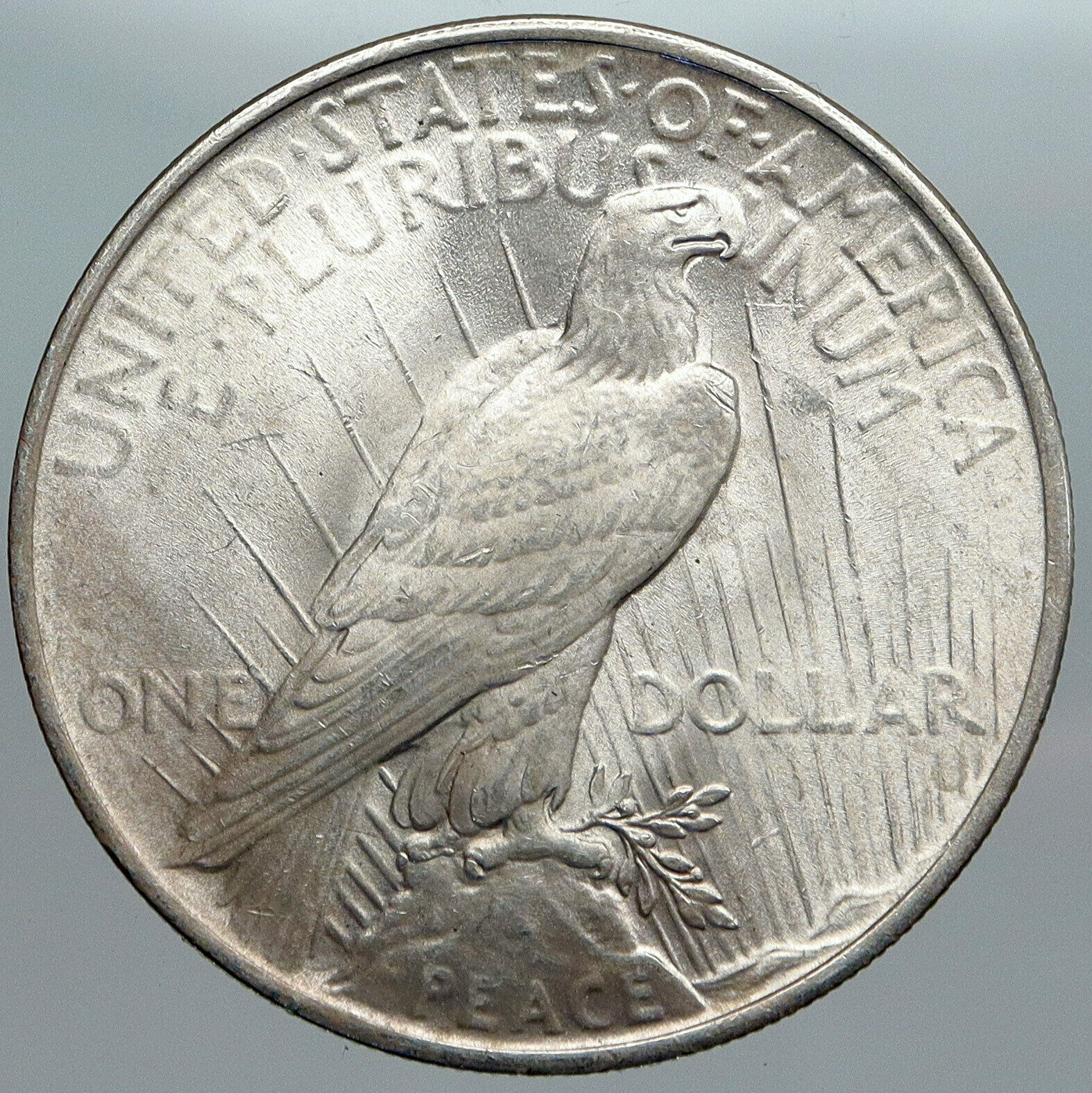 1922 USA United States LIBERTY EAGLE Vintage Silver OLD PEACE DOLLAR Coin i89050