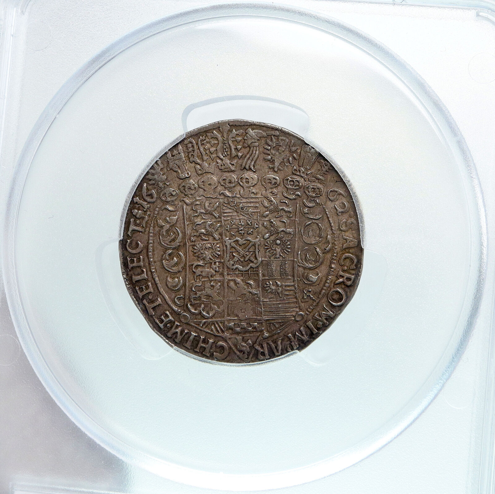 1662 GERMANY German States SAXONY KING JOHANN II Silver Thaler Coin PCGS i90005