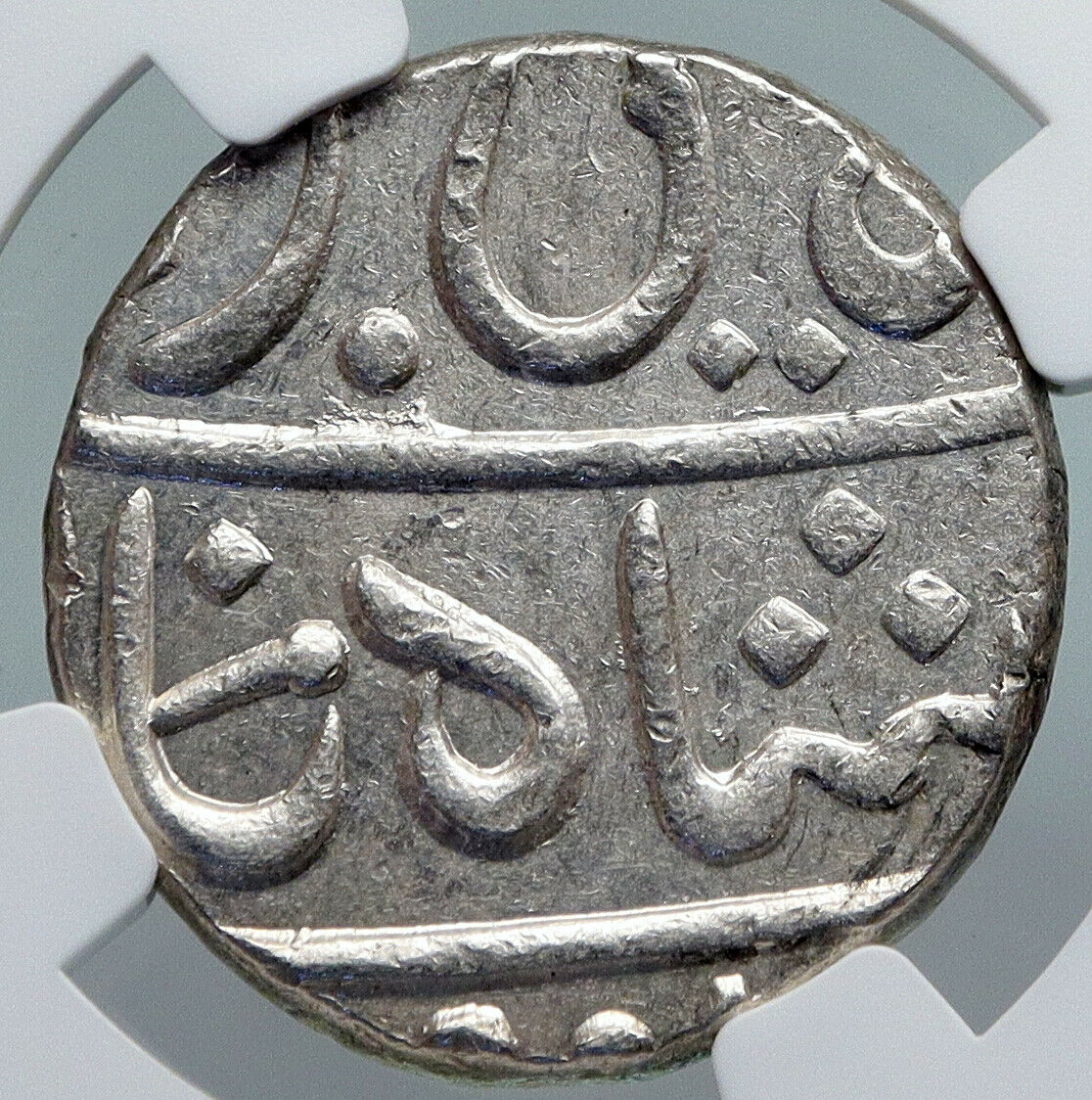 1829 (FE 1239) INDIA BRITISH OLD Bombay Presidency Silver RUPEE Coin NGC i90692