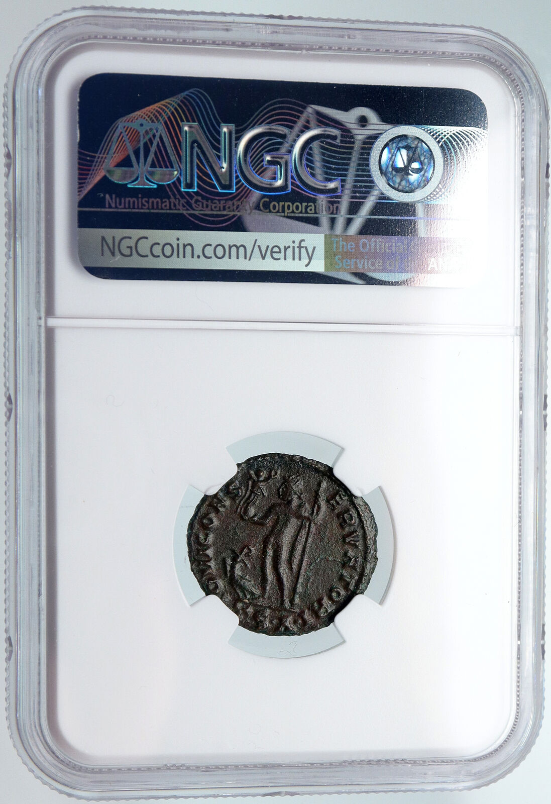 CONSTANTINE I the GREAT 316AD Thessalonica Ancient Roman NUMMUS Coin NGC i89744