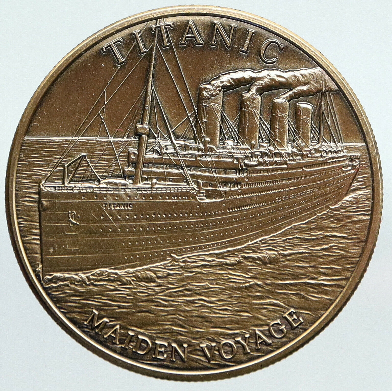 1999 United States Atlantic City NJ TROPICANA Titanic Maiden Voyage Medal i90757