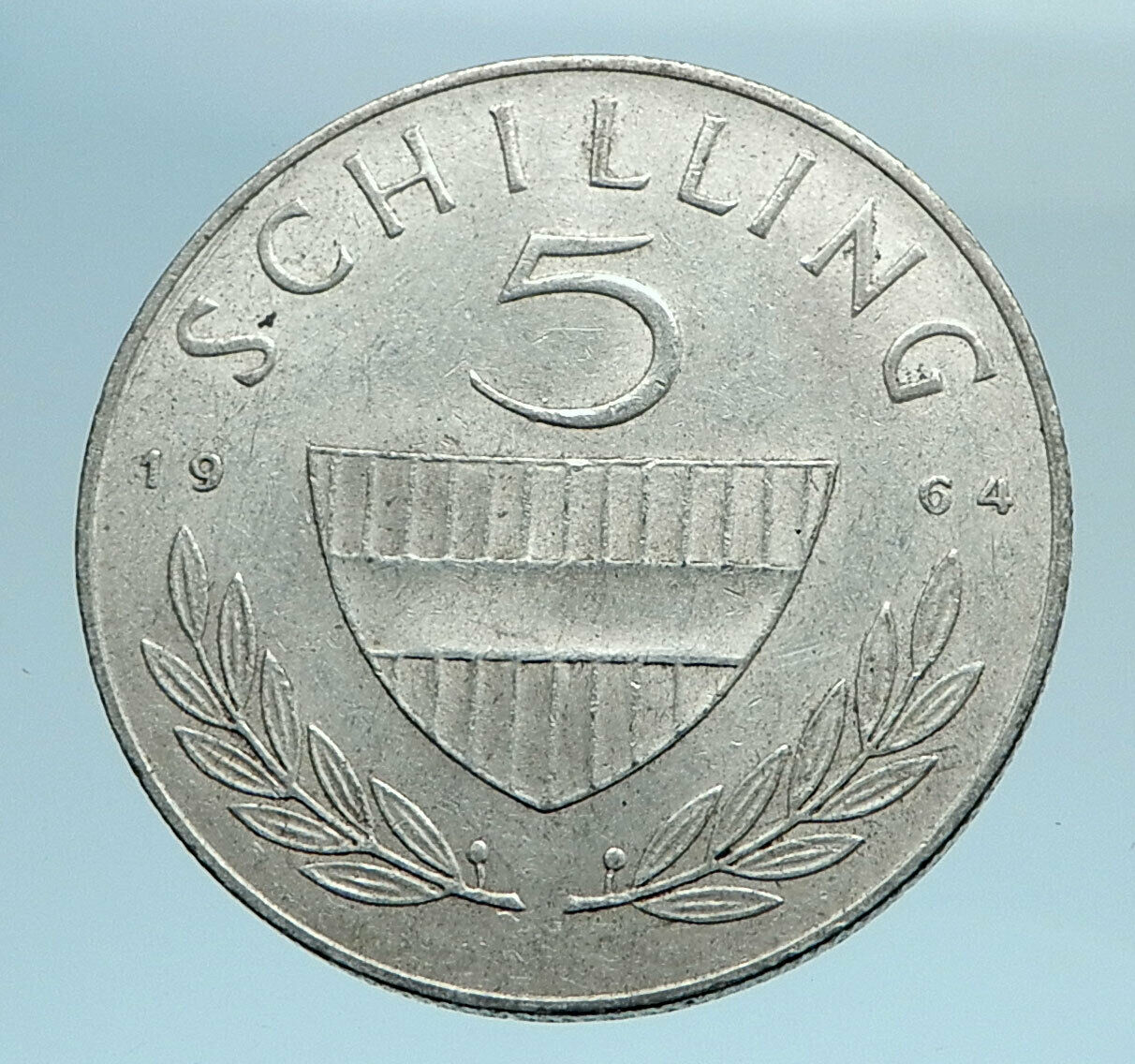 1965 AUSTRIA Spanish HORSE RIDER Genuine Silver 5 Shilling Austrian Coin i77767