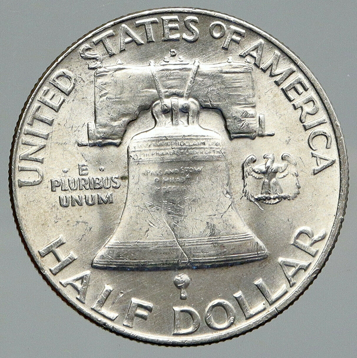 1951 US Benjamin Franklin Genuine Silver Half Dollar Coin LIBERTY BELL i91823