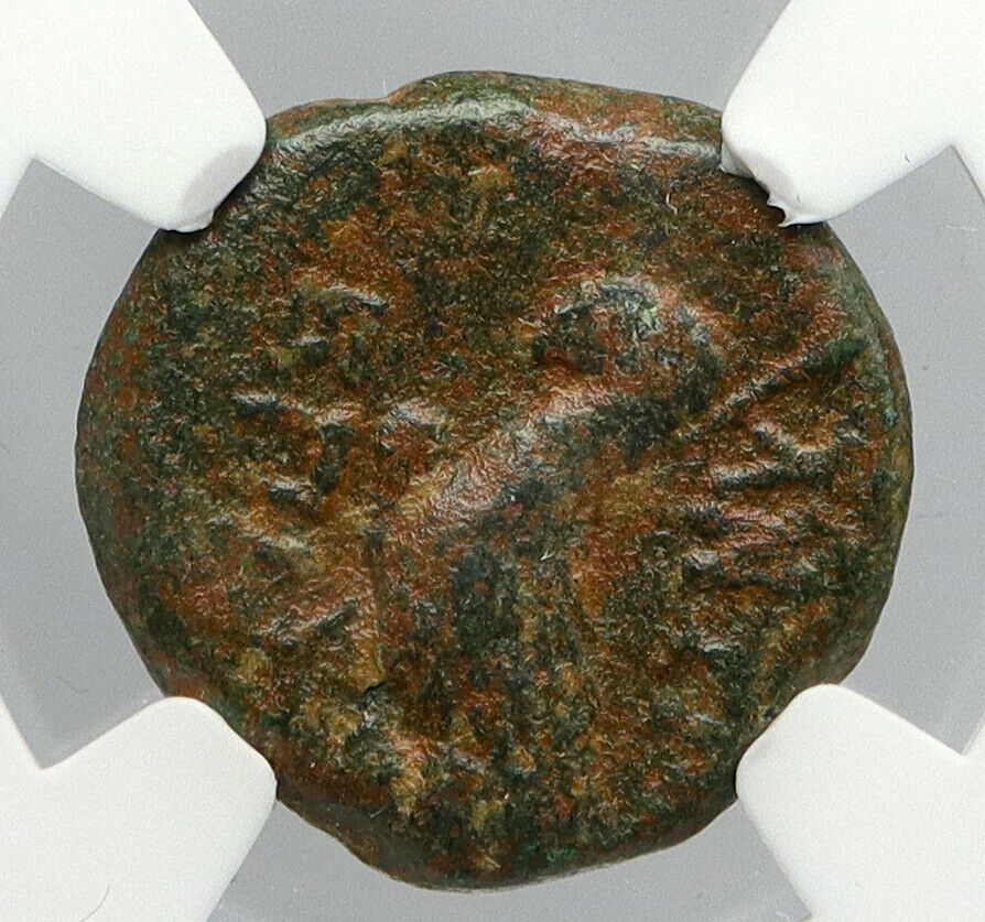 ANTIOCHOS VIII Grypos 121BC Seleukid Greek Old ARTEMIS & APOLLO Coin NGC i90642