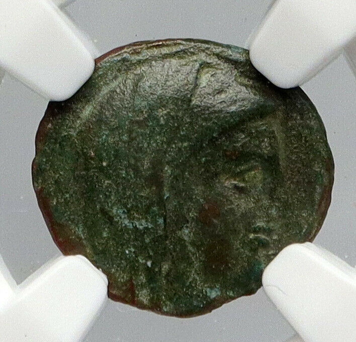 SMYRNA IONIA Eurydikeia 288BC Eurydike Lysimachos Daughter Greek Coin NGC i90643