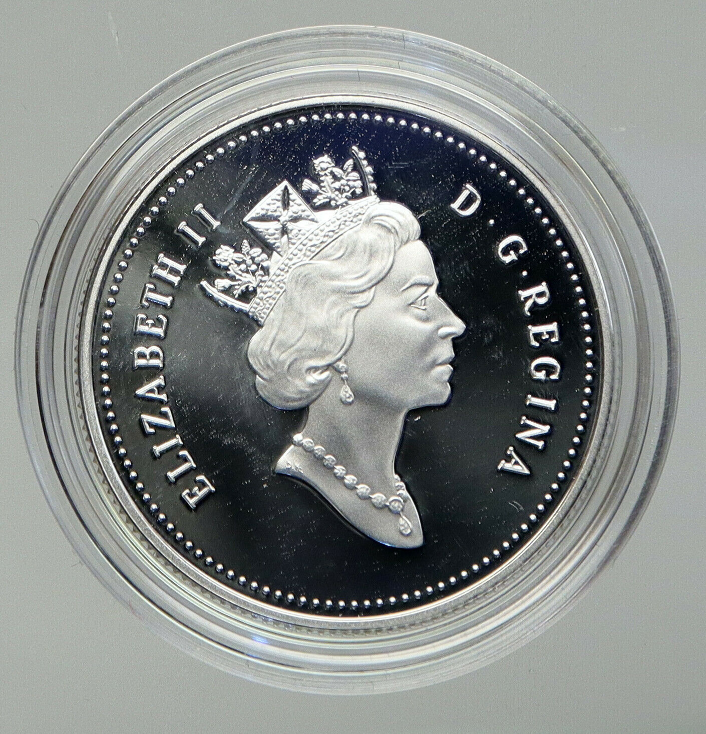 2000 CANADA Queen Elizabeth II Wildlife OSPREY BIRD Proof Silver 50c Coin i92813