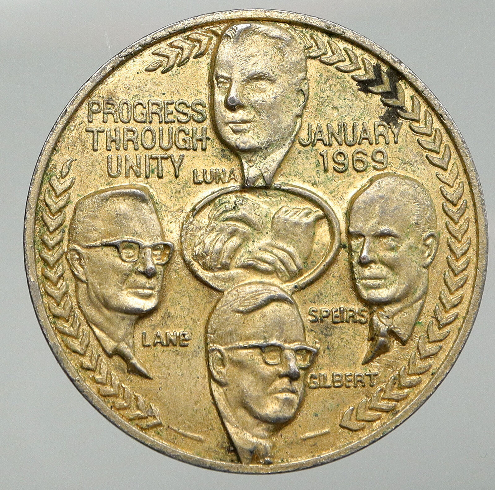 1969 UNITED STATES US United Transportation Union PROGRESS UNION Medal i92698