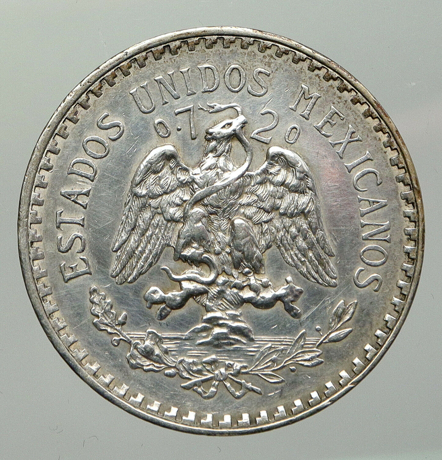 1932 Mo MEXICO Large Eagle Liberty Cap Mexican Antique Silver 1 Peso Coin i92990