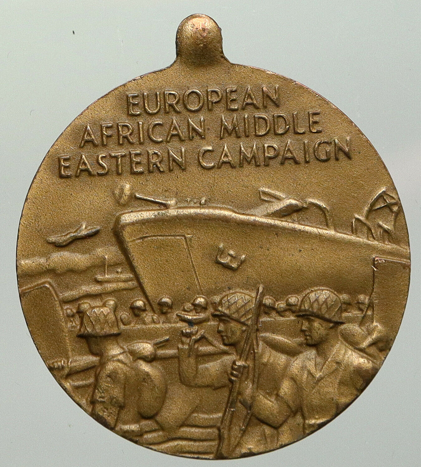 1945 UNITED STATES US European African Middle Eastern Campaign WWII Medal i92987