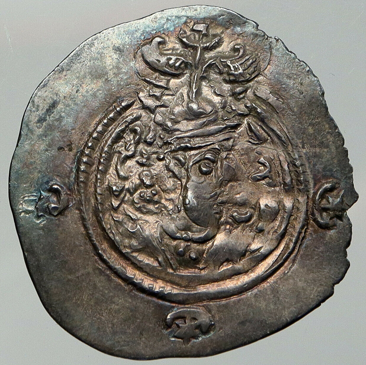 ISLAMIC Sassanian Abbasid Caliphat al-Mahdi 771 AD Silver Hemidrachm Coin i92597