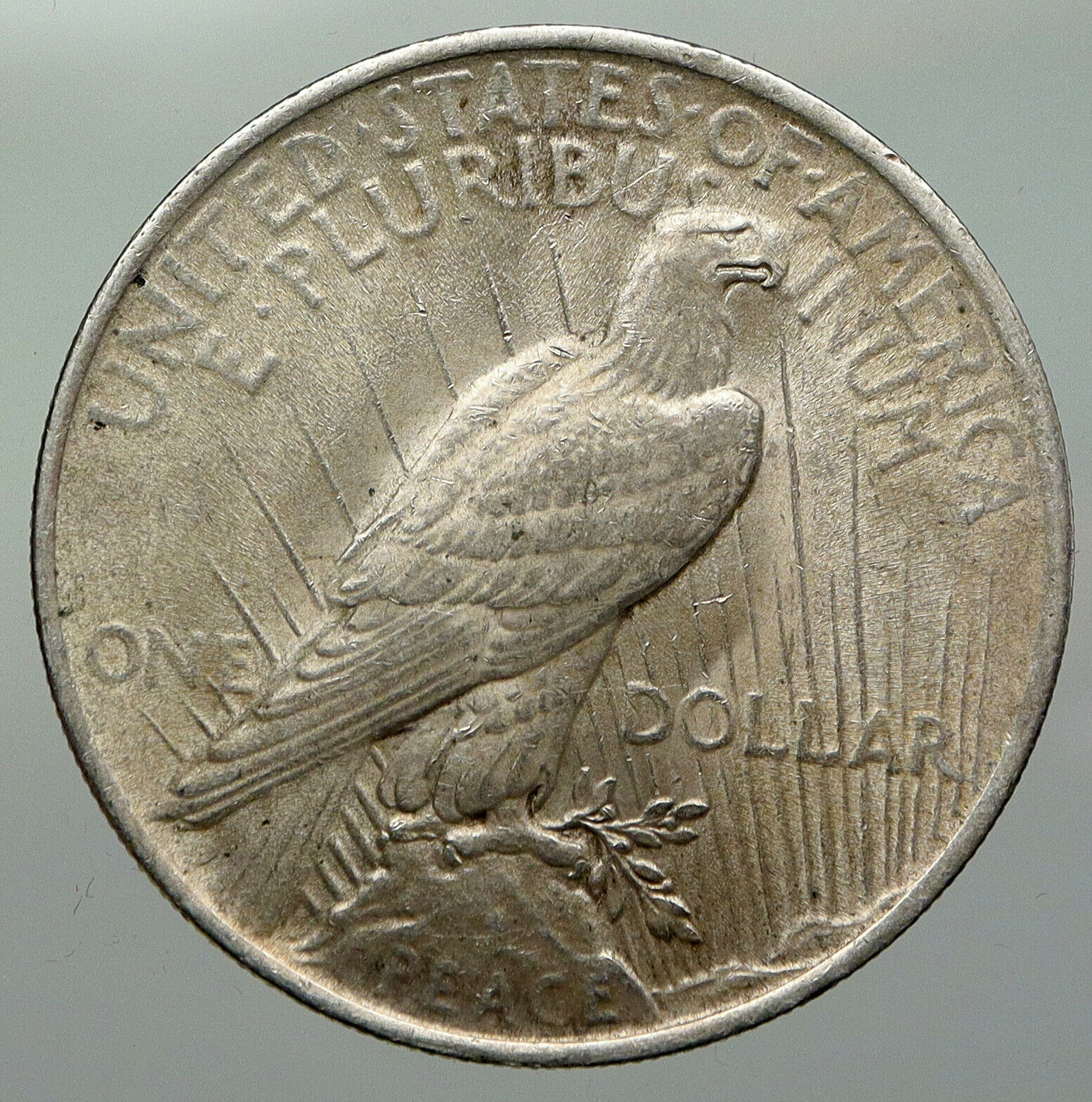 1924 USA United States LIBERTY EAGLE Vintage Silver OLD PEACE DOLLAR Coin i92938