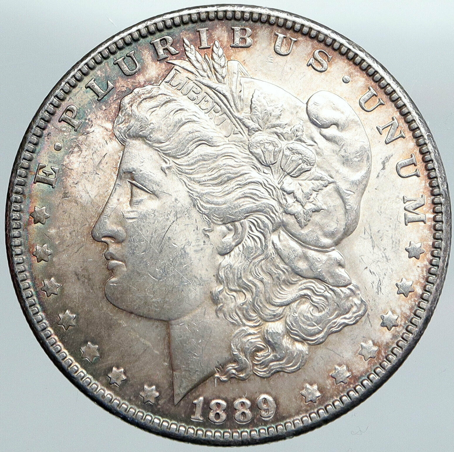 1889 P UNITED STATES of America SILVER Old Morgan US Dollar Coin EAGLE i89107