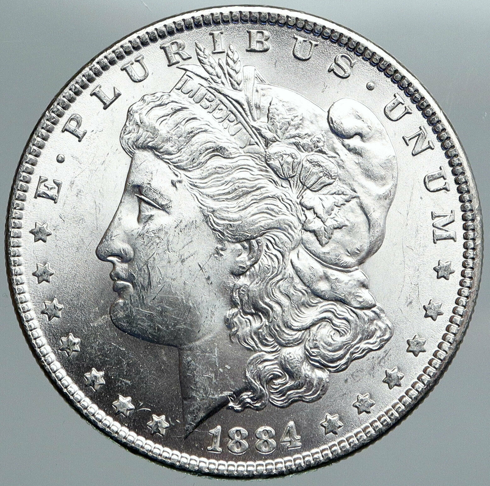 1884 P UNITED STATES of America Old SILVER Morgan US Dollar Coin EAGLE i89117