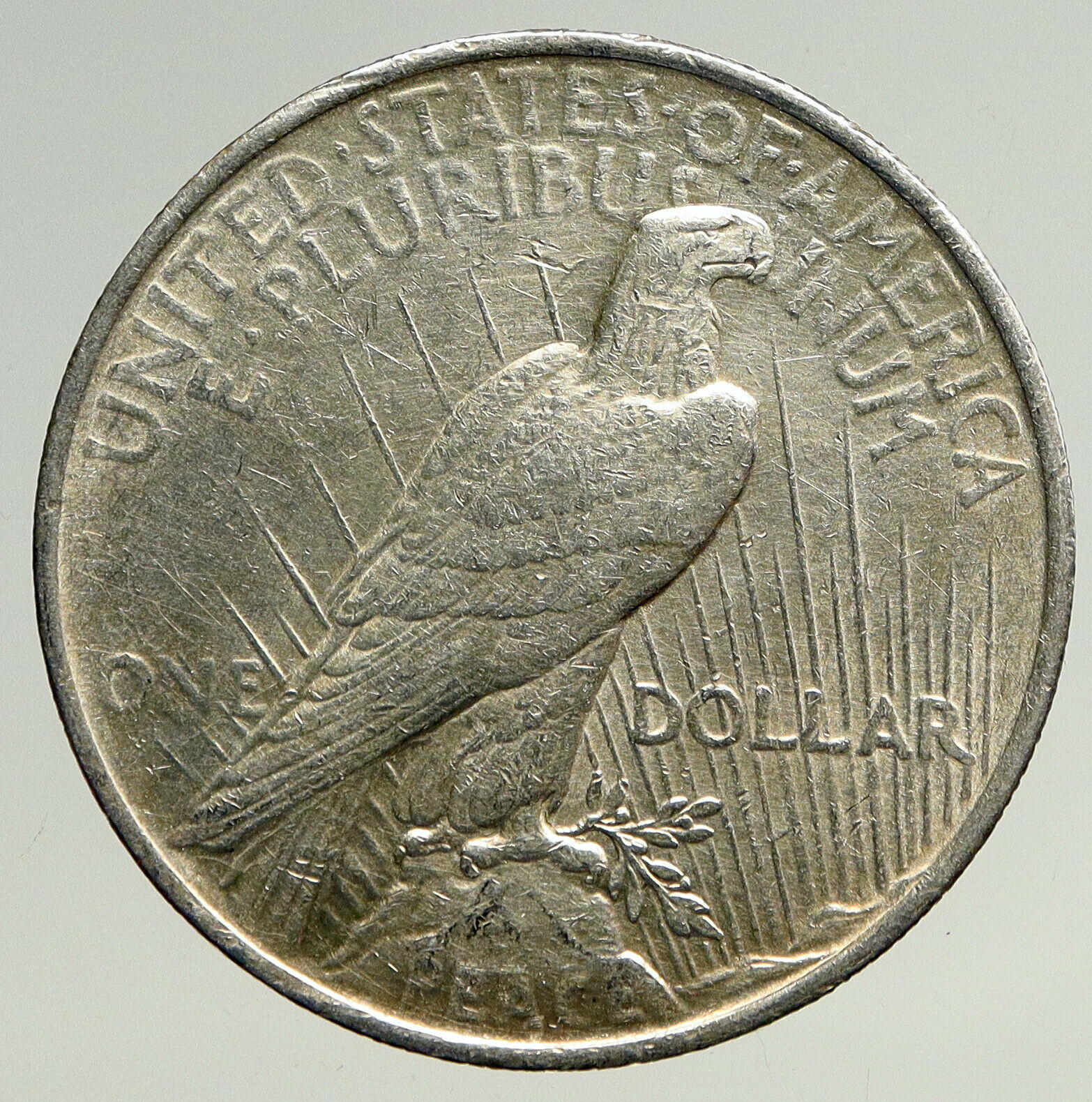 1923P US Antique Silver PEACE DOLLAR United States Coin w LIBERTY & EAGLE i93644