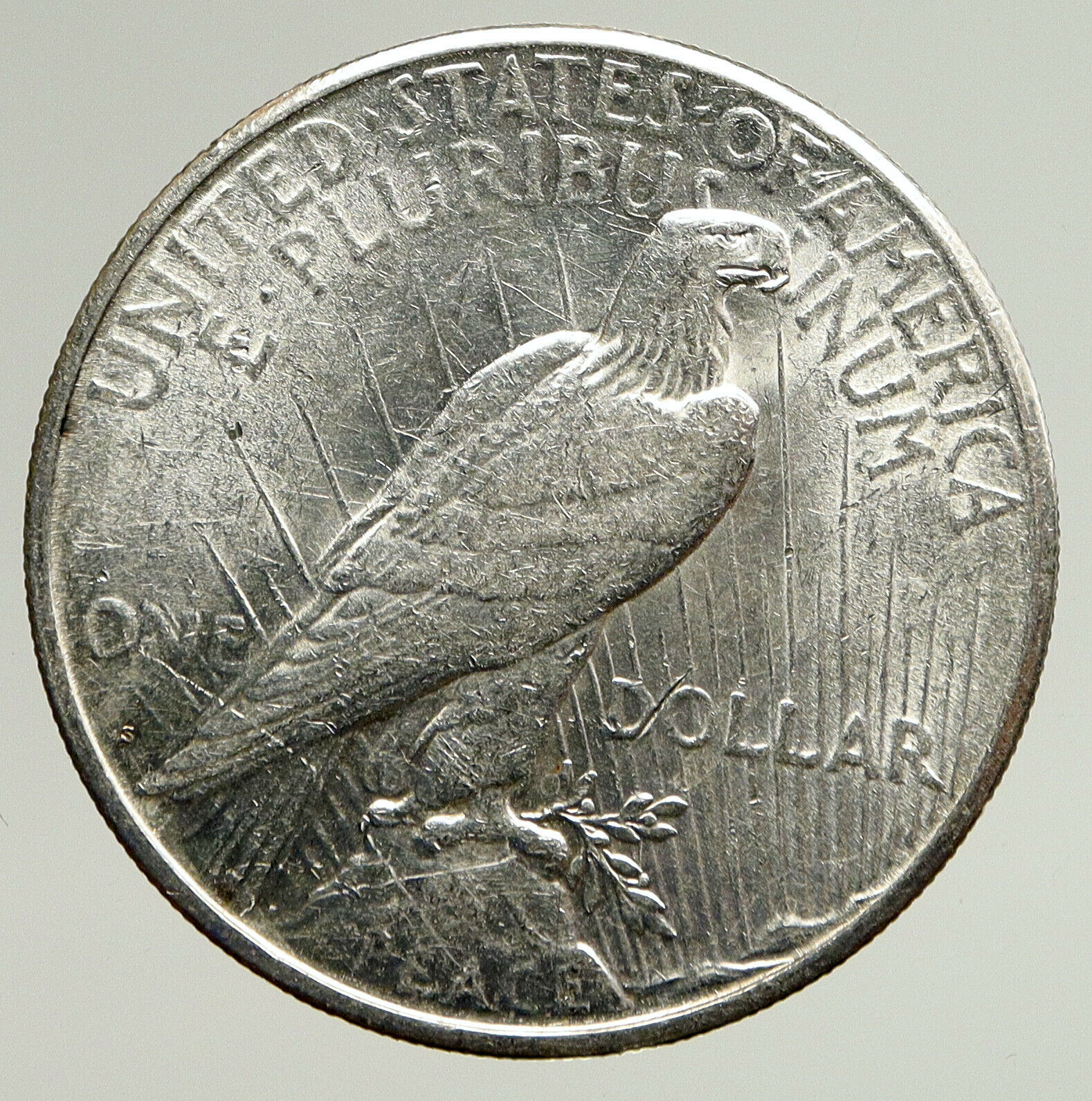 1922S US Antique Silver PEACE DOLLAR United States Coin w LIBERTY & EAGLE i93647