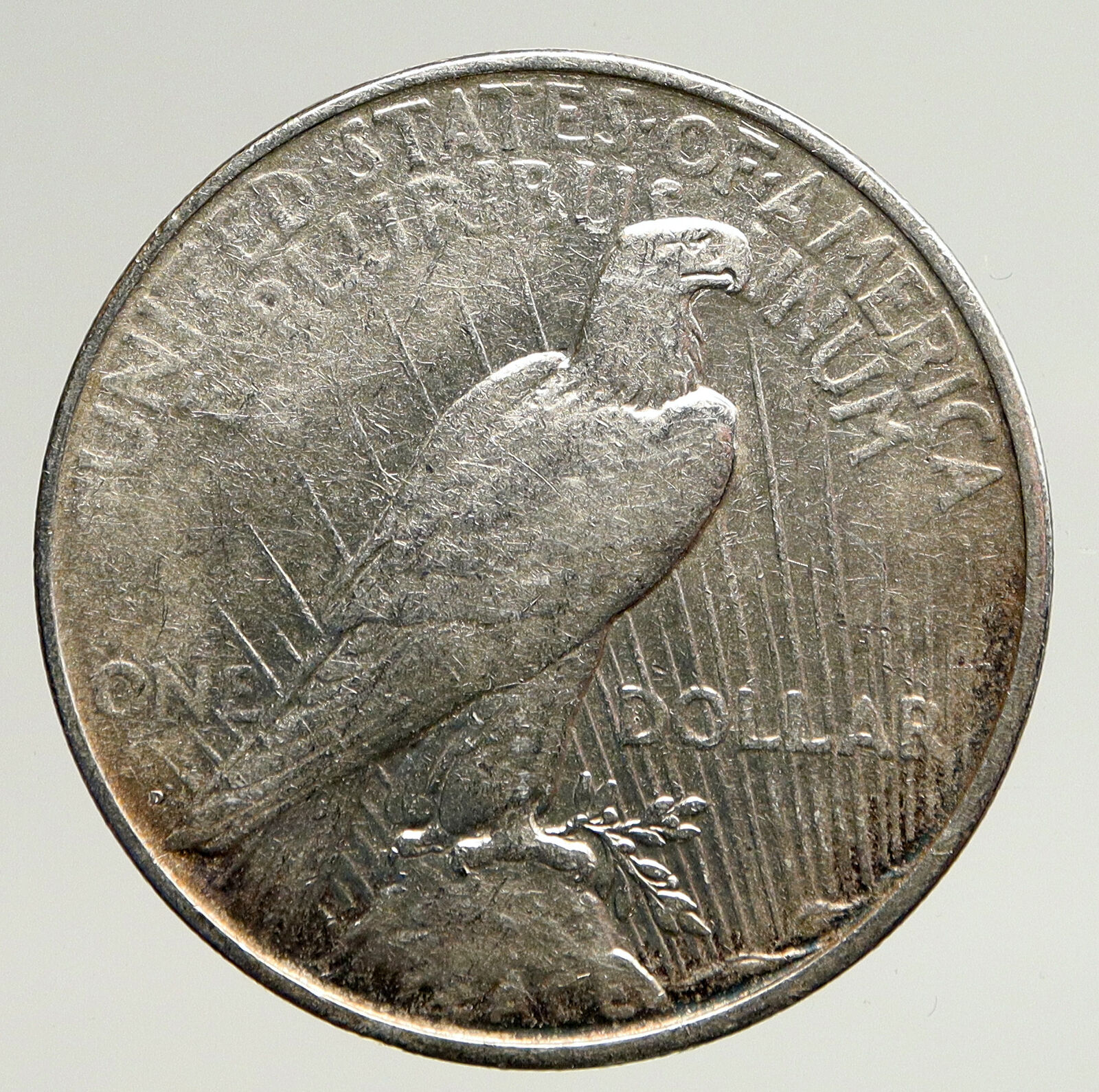 1922D US Antique Silver PEACE DOLLAR United States Coin w LIBERTY & EAGLE i93651