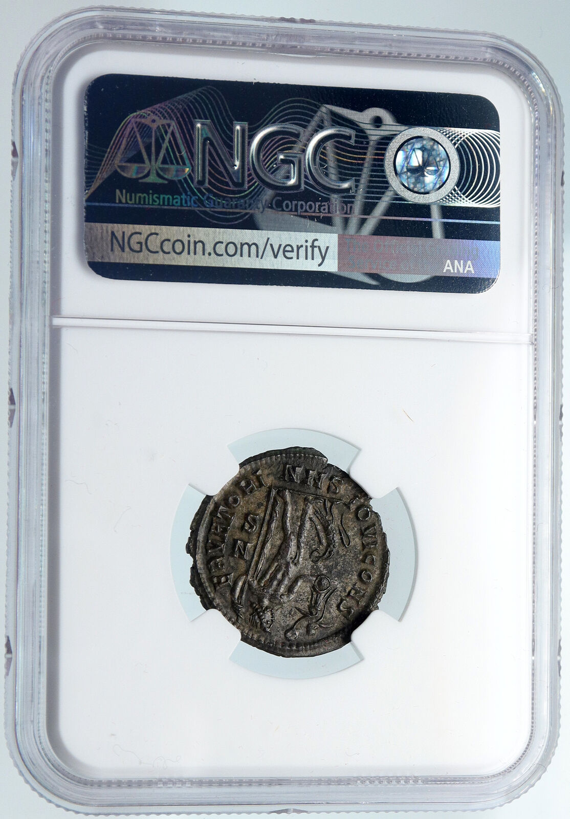 CONSTANTINE I the GREAT 317AD Authentic Ancient Roman Coin w JUPITER NGC i89487