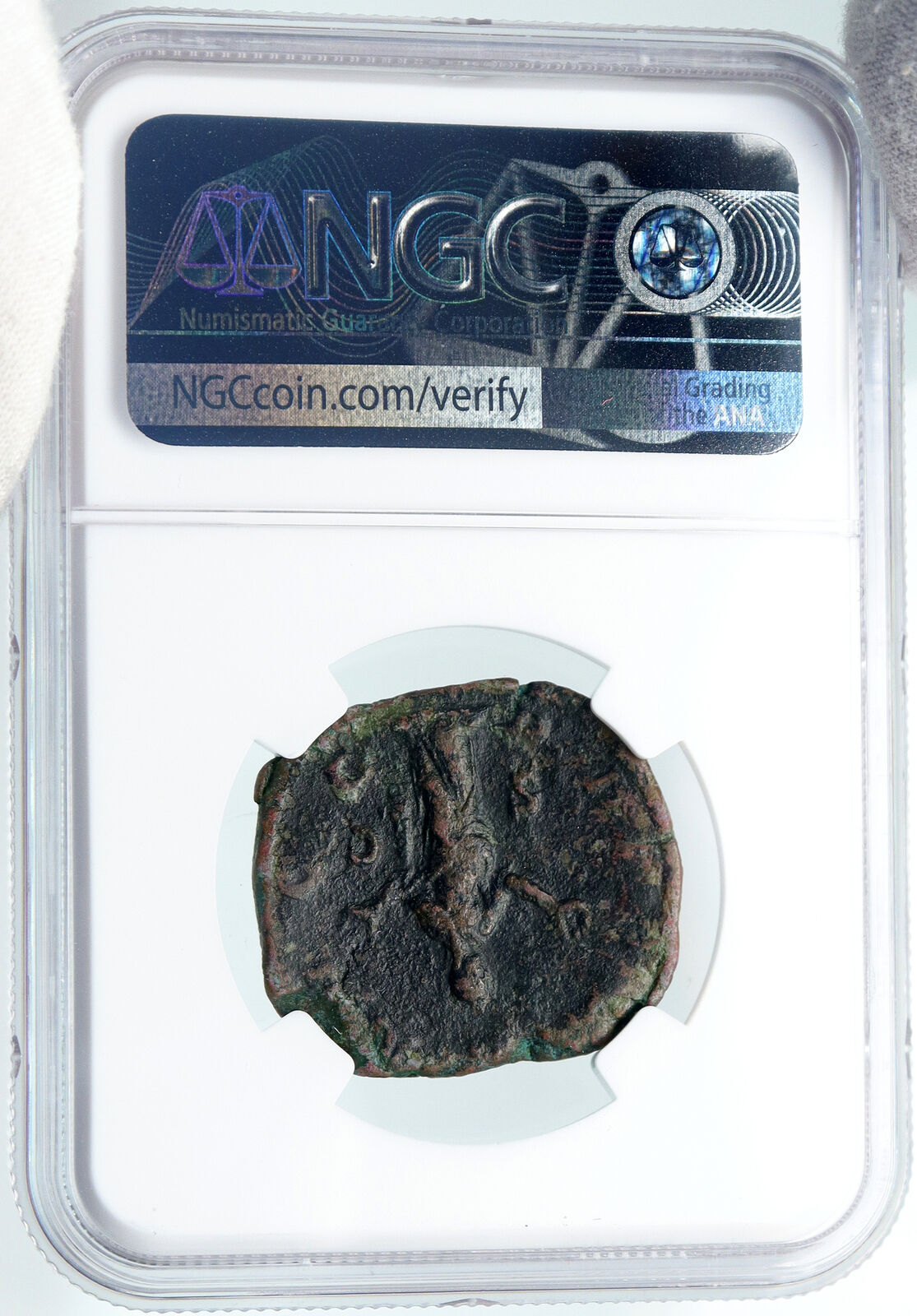 ROME Emperor Trebonianus Gallus Ancient ANTIQUE OLD Roman Coin PIETAS NGC i89431