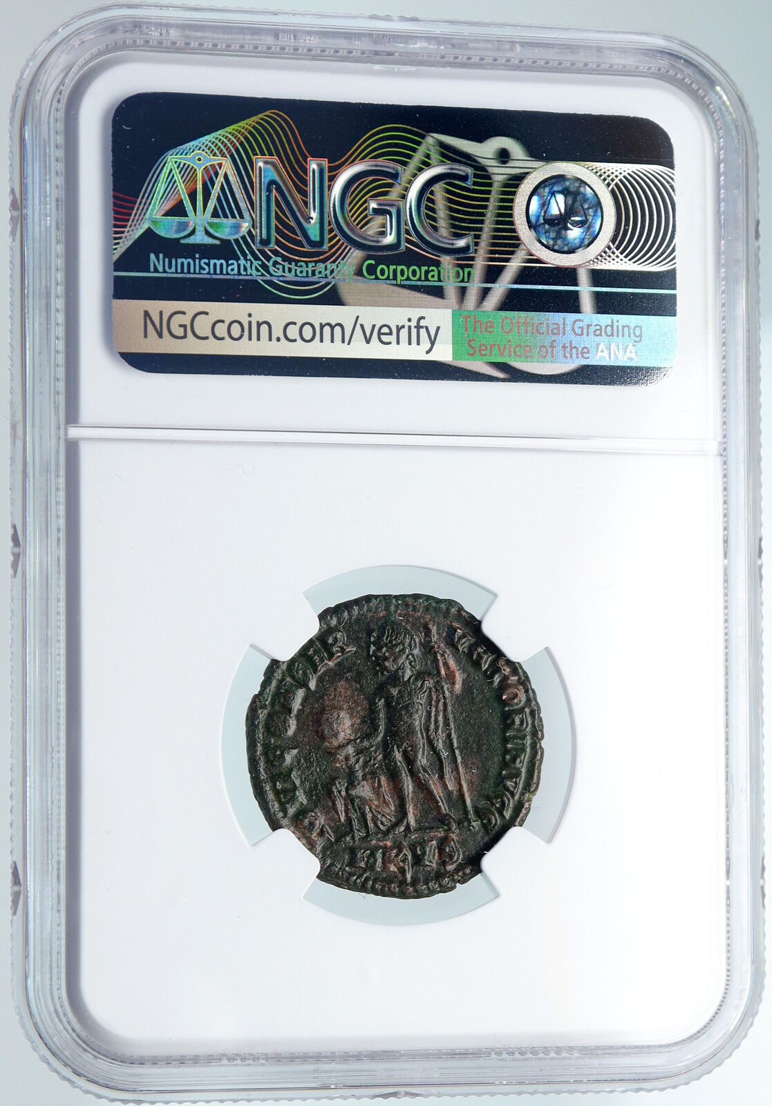 MAXIMINUS II DAIA Authentic Ancient 311AD OLD Roman Coin GENIUS EAGLE NGC i89426