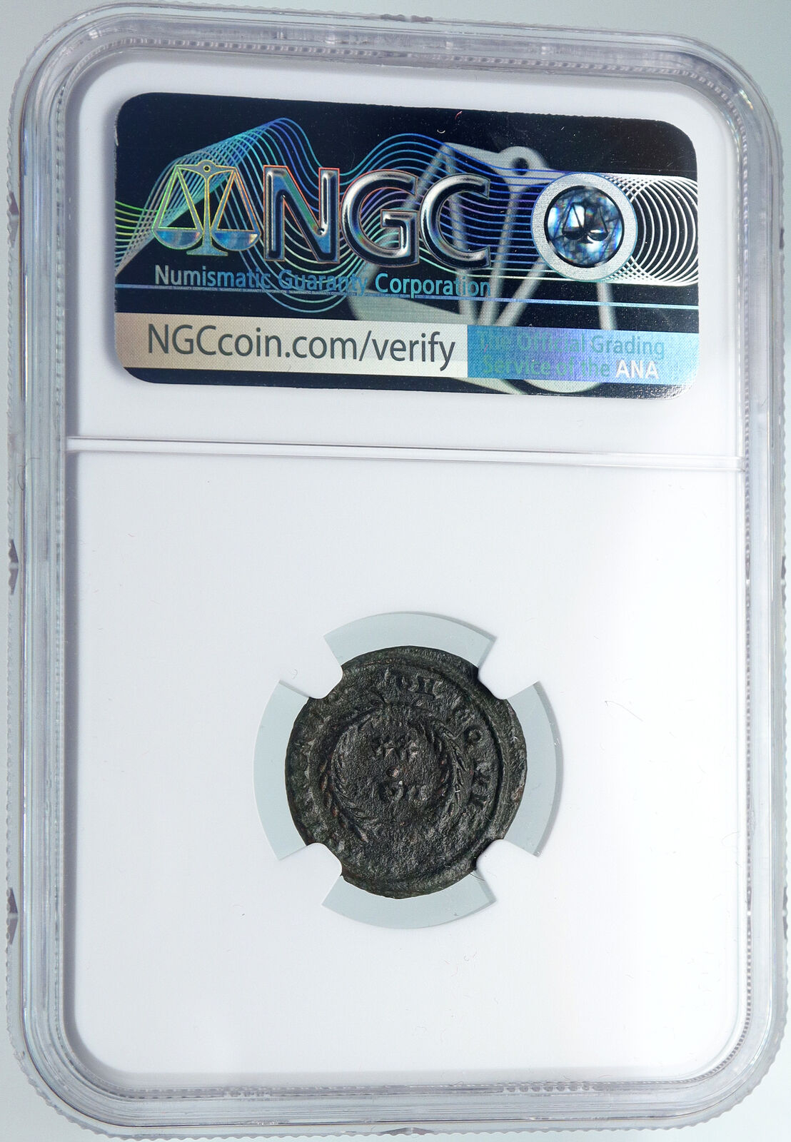 LICINIUS I Authentic Ancient 320AD Original ANTIQUE Roman Coin Wreath NGC i89427