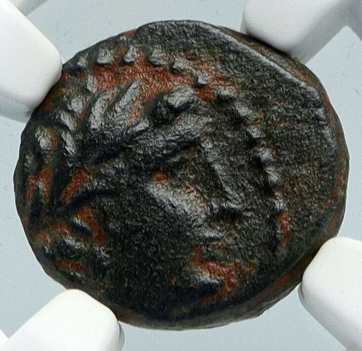 ANTIOCHUS III Seleucid Vintage ANTIQUE Ancient Greek Coin APOLLO Coin NGC i89570