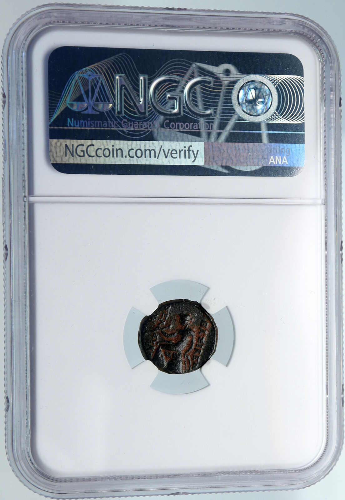 ANTIOCHUS III Seleucid Vintage ANTIQUE Ancient Greek Coin APOLLO Coin NGC i89570