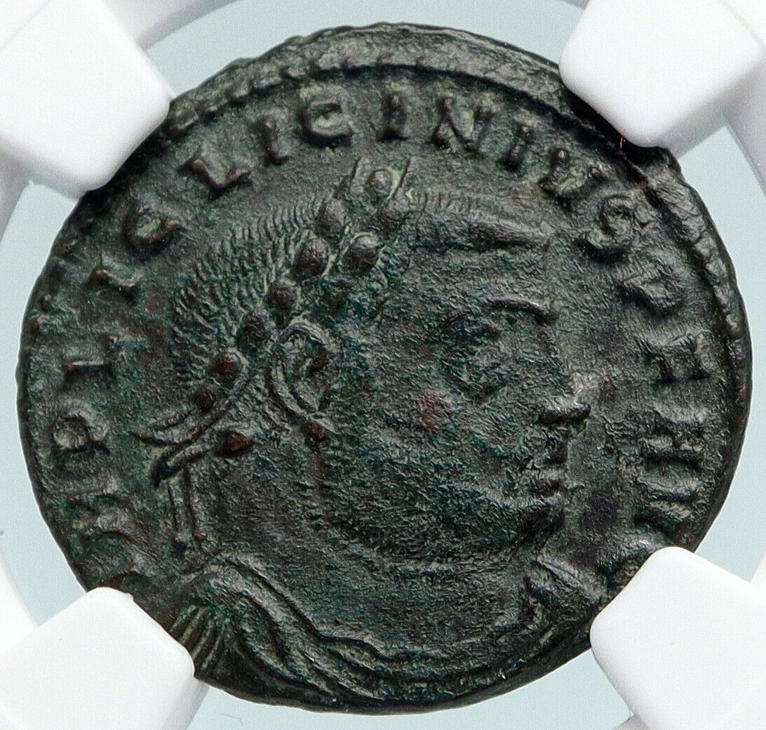 LICINIUS I Enemy Constantine the Great 312AD Ancient Roman Coin ZEUS NGC i89722