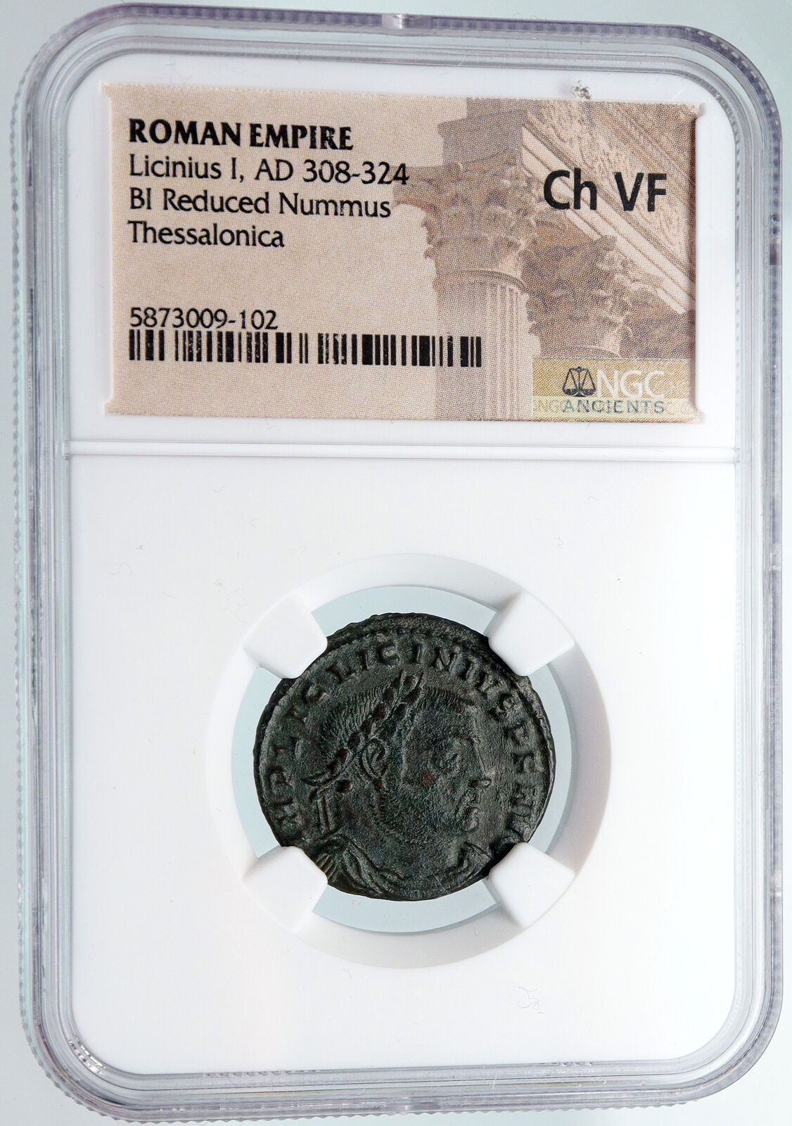 LICINIUS I Enemy Constantine the Great 312AD Ancient Roman Coin ZEUS NGC i89722