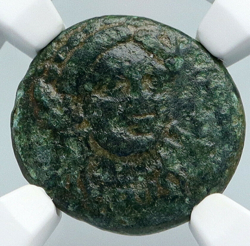 GERGIS Troas 400BC SYBIL Herophile ORACLE SPHINX Ancient Greek Coin NGC i89564