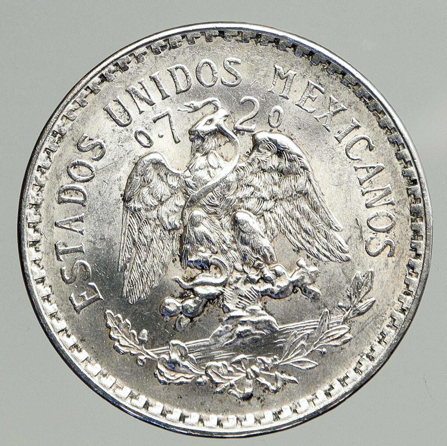 1938 Mo MEXICO Large Eagle Liberty Cap Mexican Antique Silver 1 Peso Coin i93818