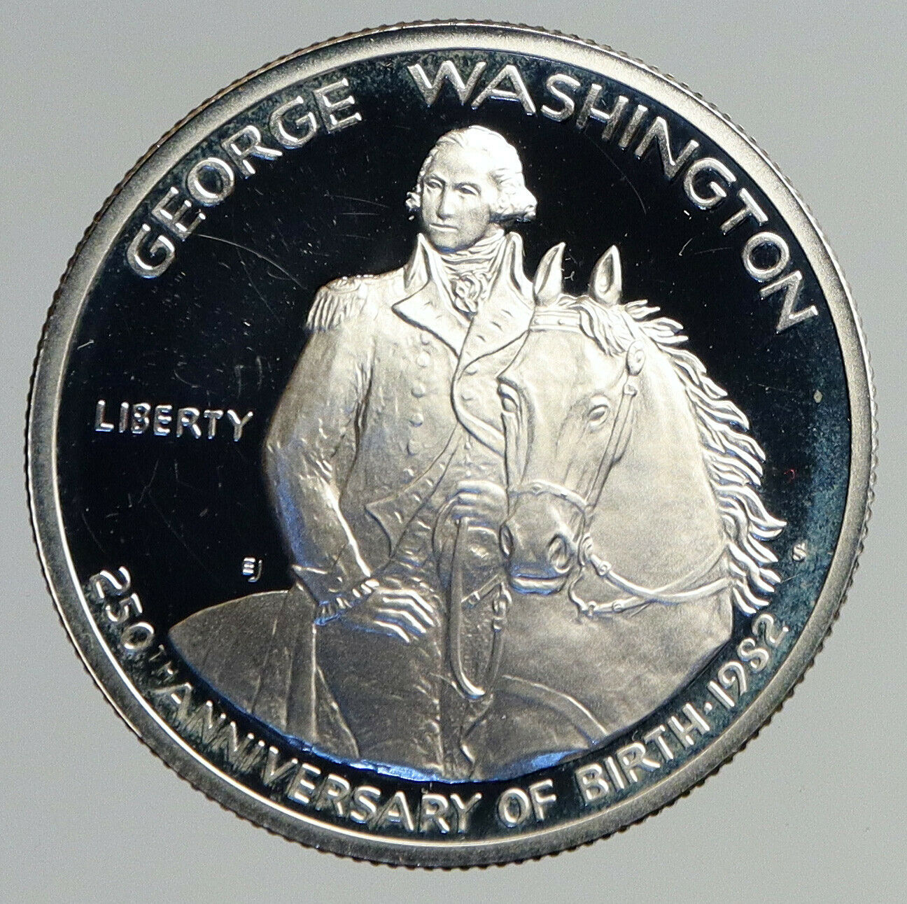 1982 George Washington Commemorative Proof Silver Half Dollar USA Coin i93814