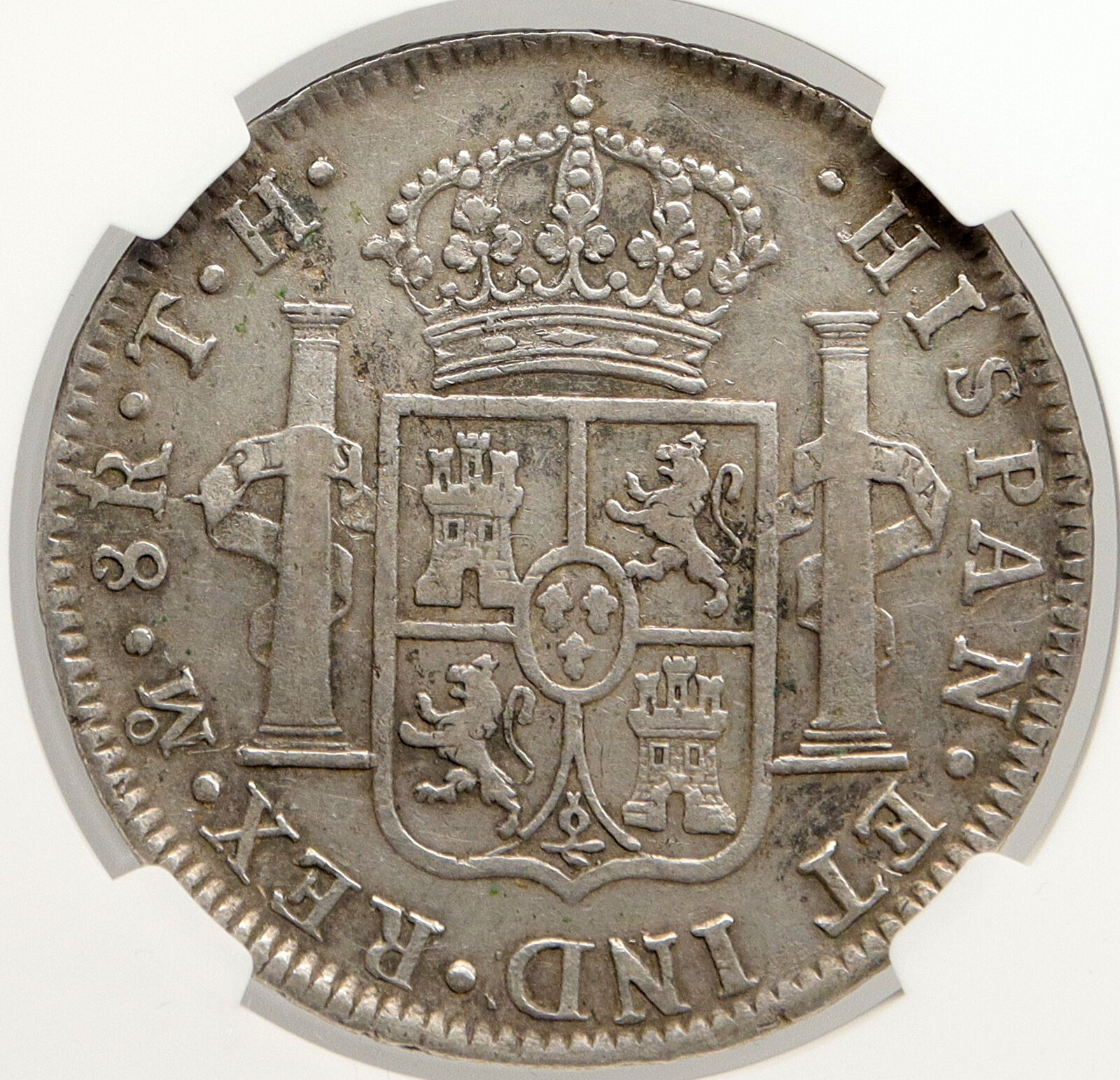 1809 MoTH MEXICO SPAIN King FERDINAND VII Old Silver 8 Reales Coin NGC i94019