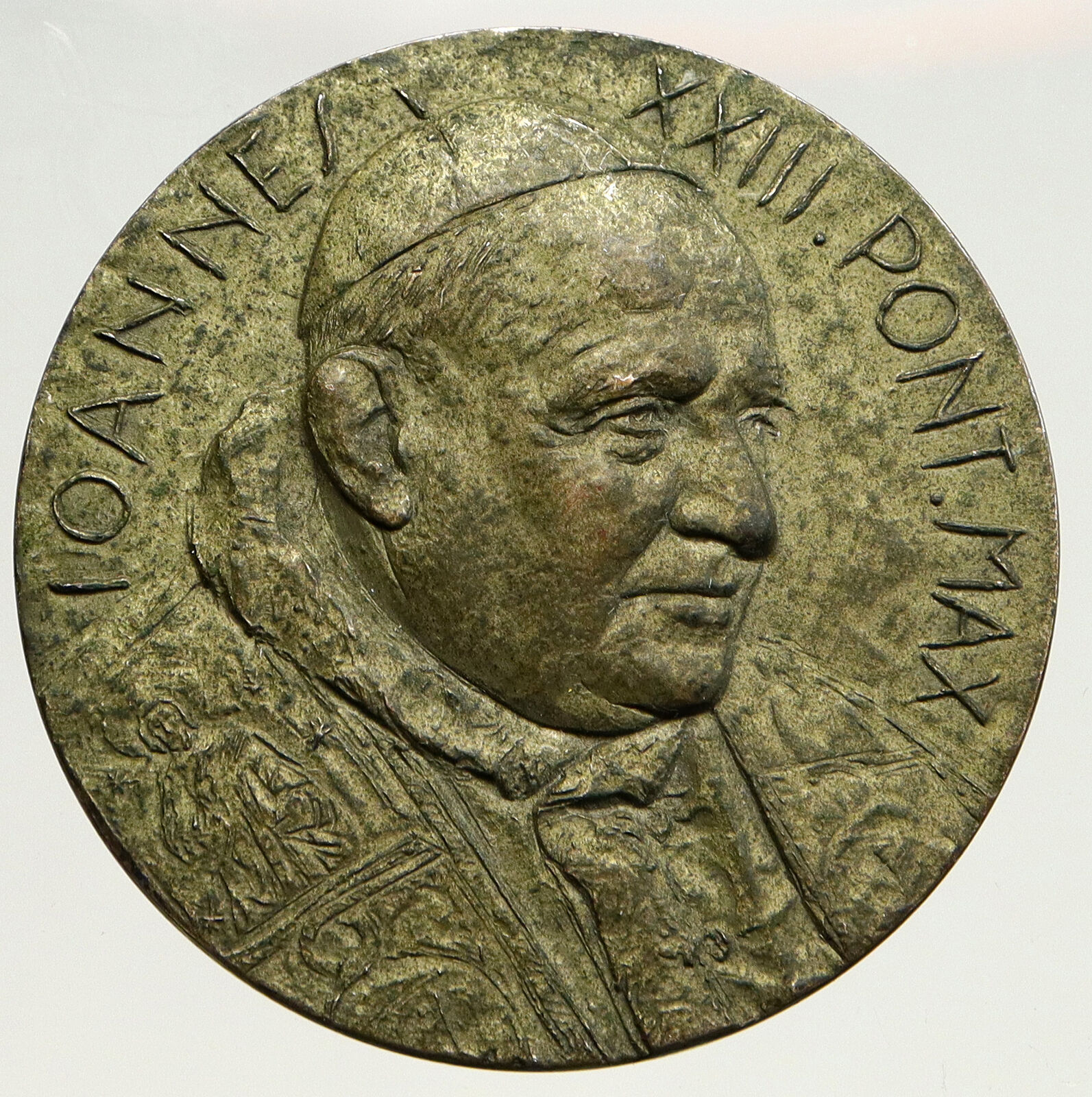 1958-63 VATICAN City POPE JOHN XXIII Jesus Disciples OLD Christian Medal i94014