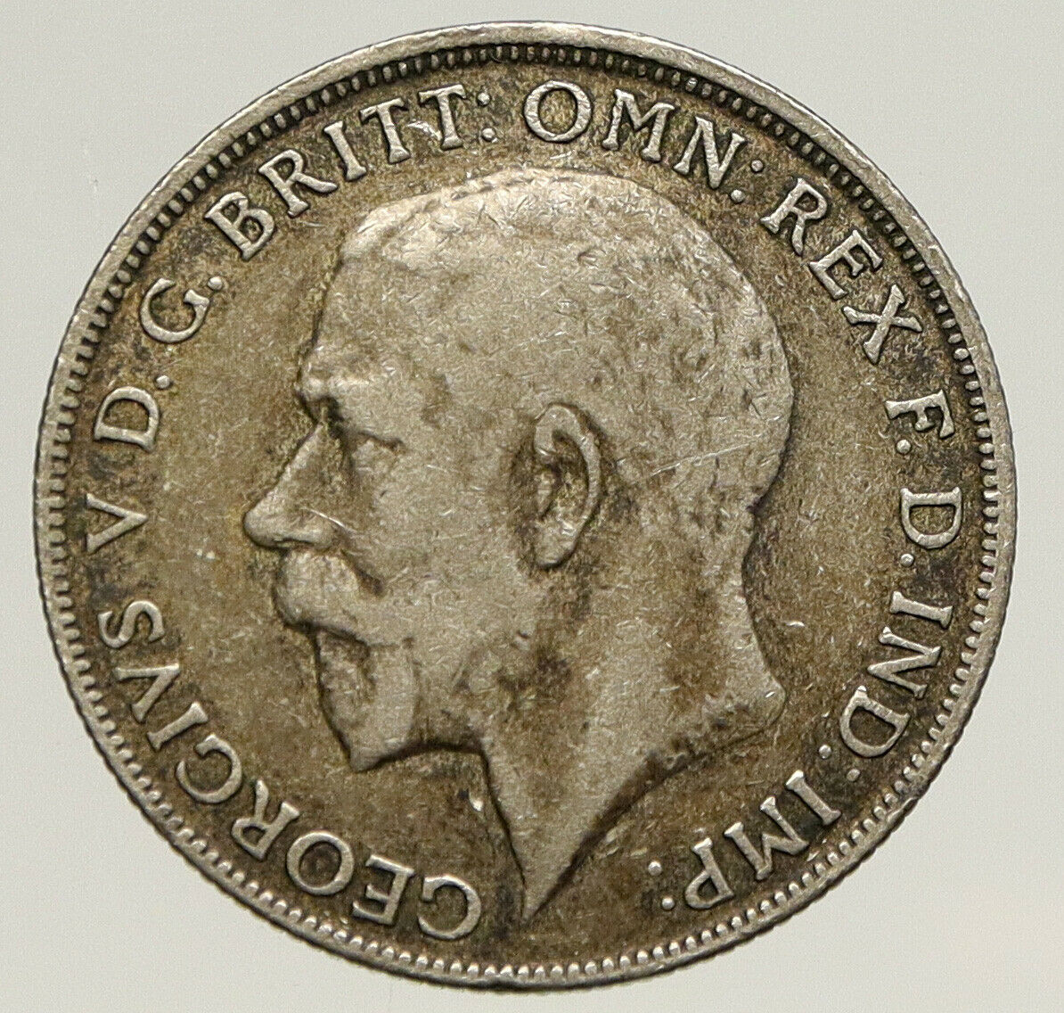 1921 Great Britain UK King George V United Kingdom Big SILVER FLORIN Coin i93202