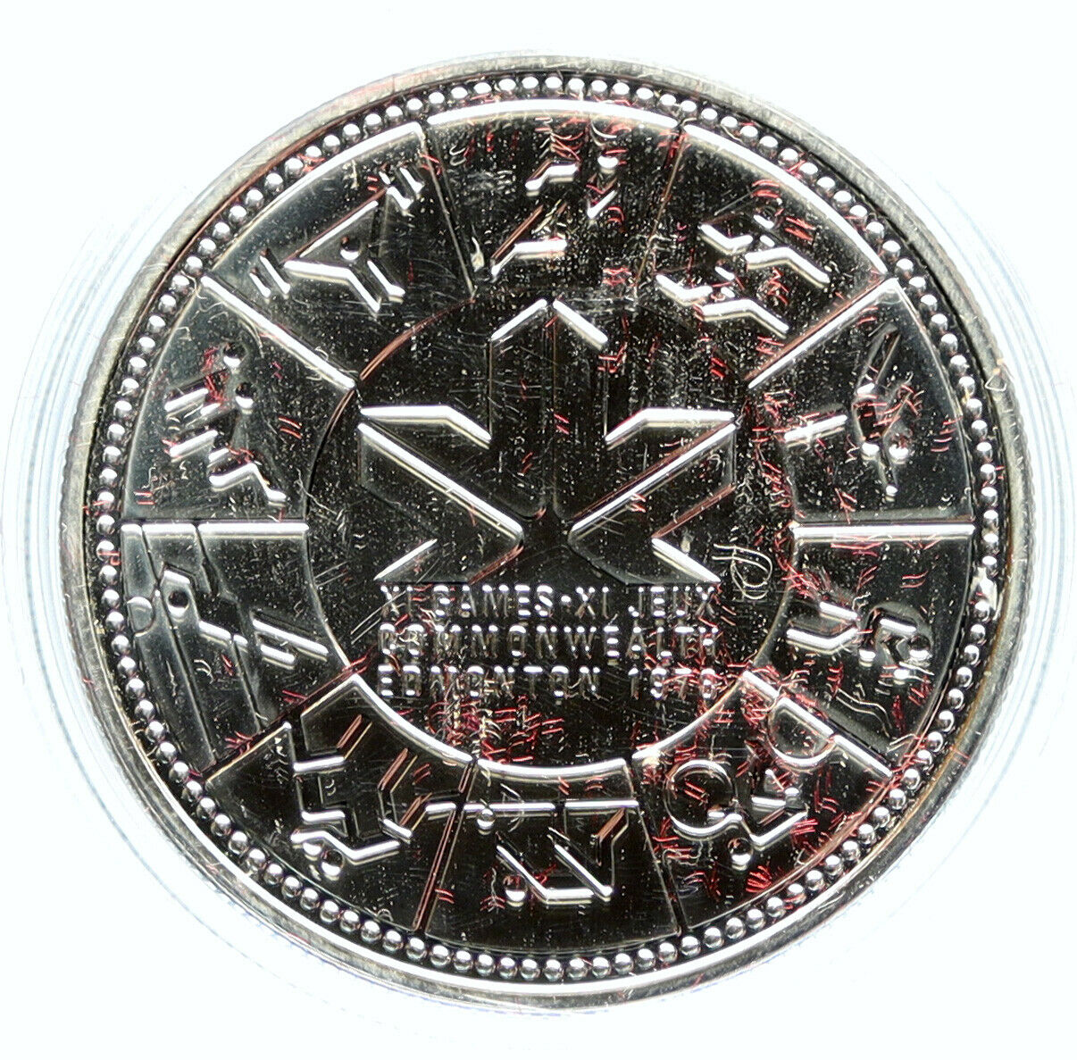 1978 CANADA Elizabeth II Edmonton Commonwealth Game Prooflike Silver Coin i98970