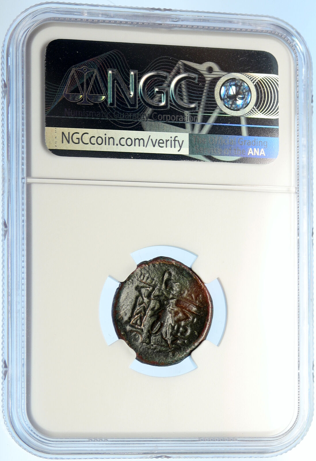 LARISSA Thessaly Ancient THESSALIAN LEAGUE Greek Coin APOLLO ATHENA NGC i99685