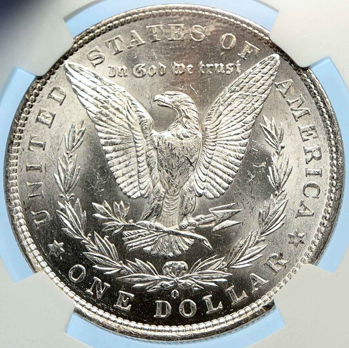 1881 O UNITED STATES of America EAGLE SILVER Morgan US Dollar Coin NGC i98381