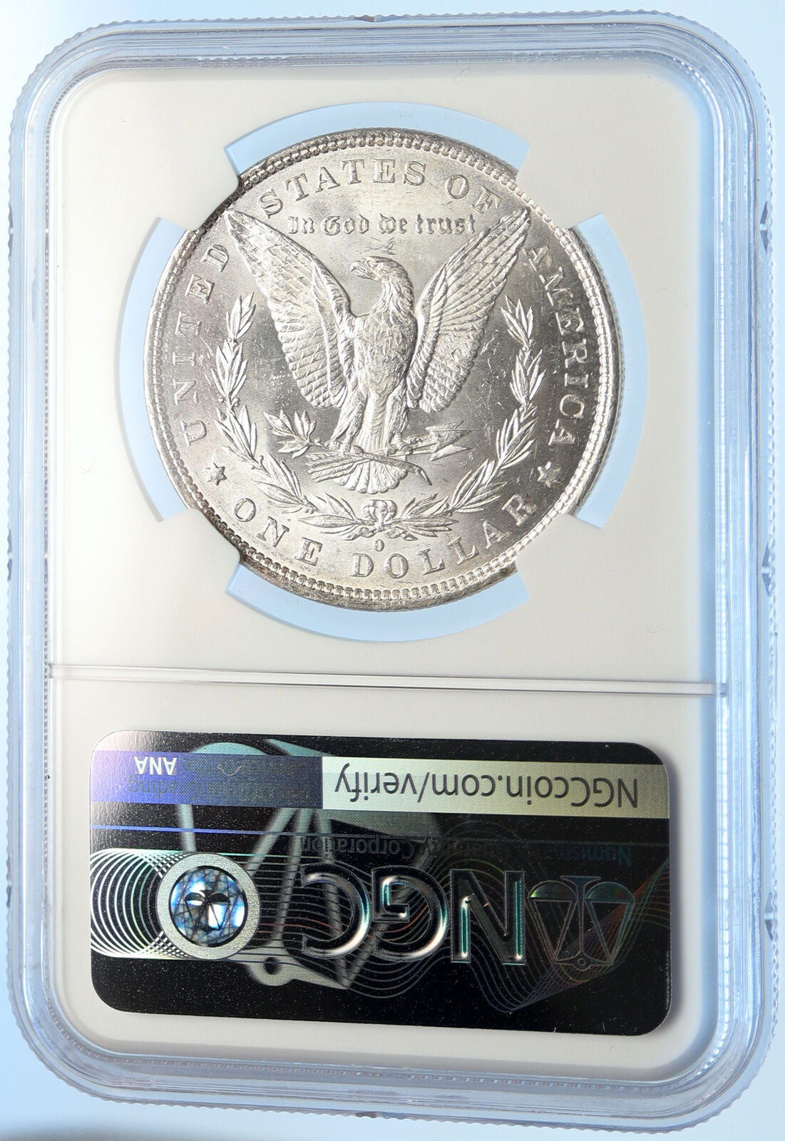 1881 O UNITED STATES of America EAGLE SILVER Morgan US Dollar Coin NGC i98381