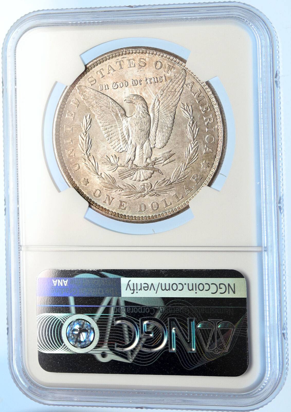 1889 P UNITED STATES of America SILVER Morgan US Dollar Coin EAGLE NGC i98380