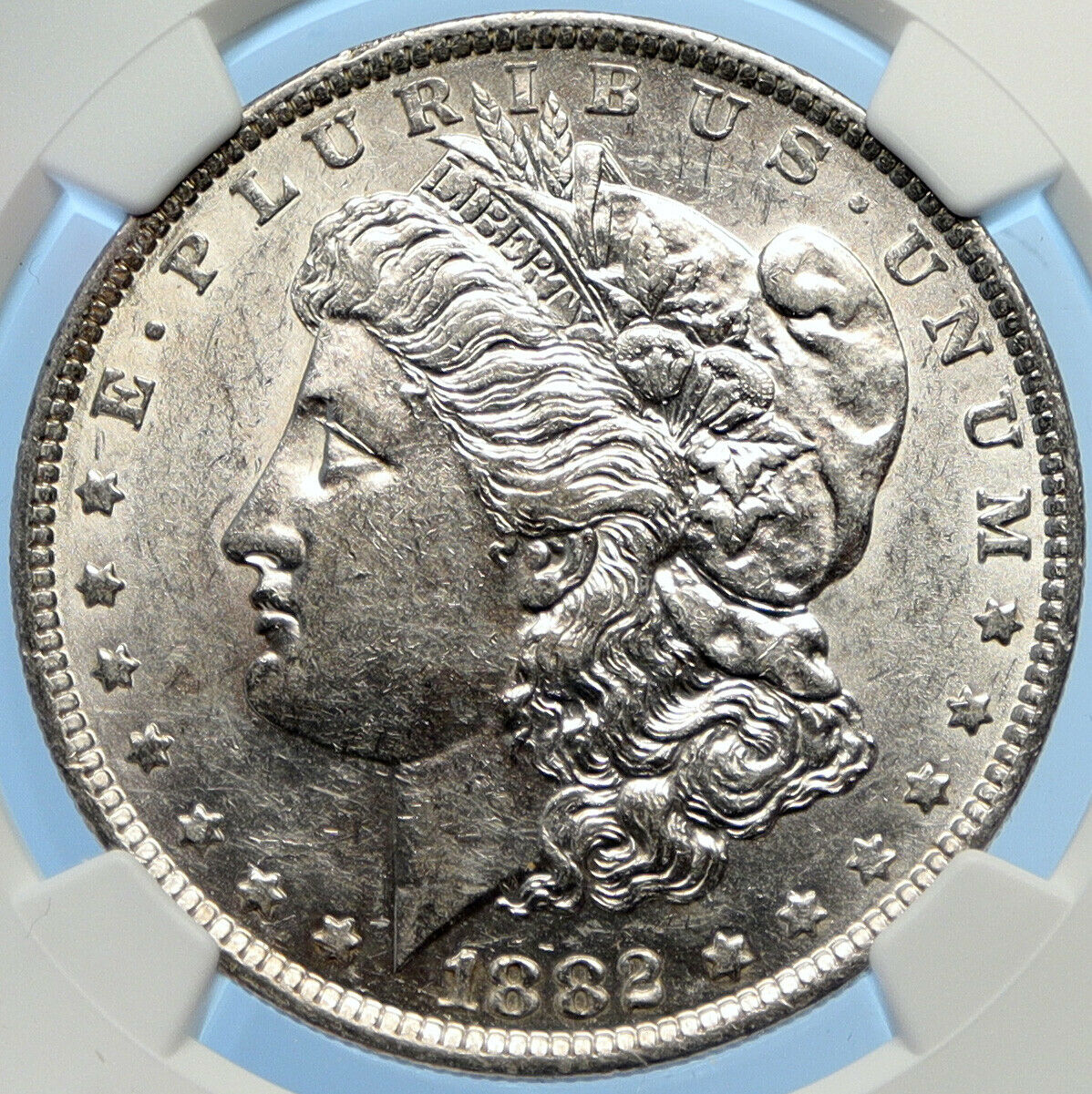 1882 O UNITED STATES of America EAGLE SILVER Morgan US Dollar Coin NGC i98379