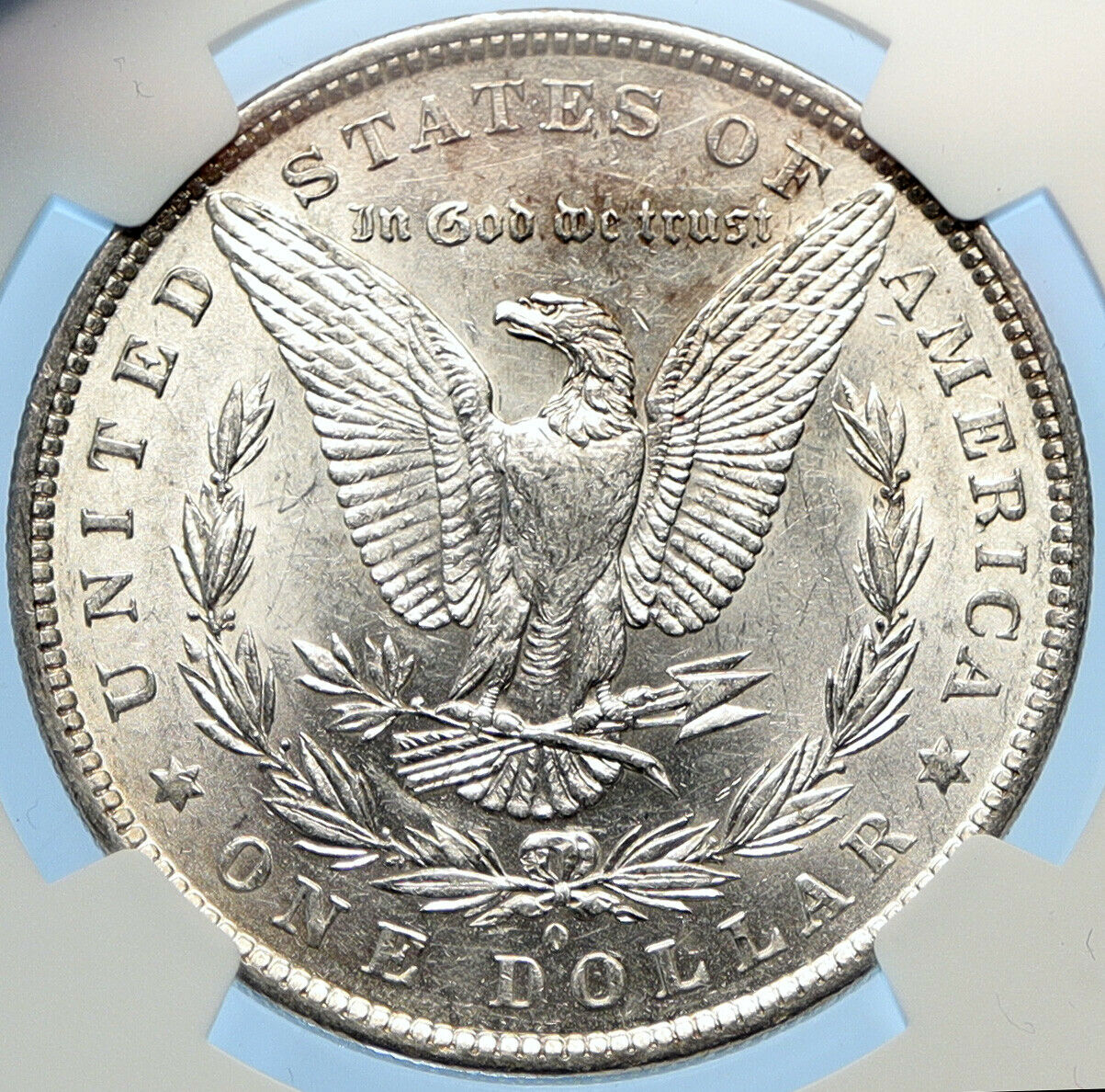 1882 O UNITED STATES of America EAGLE SILVER Morgan US Dollar Coin NGC i98379